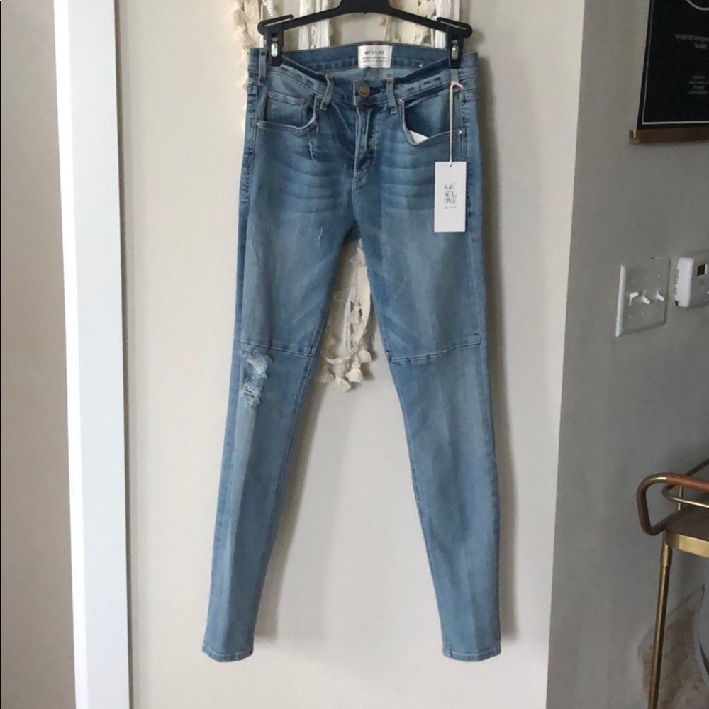 Mcguire distressed skinny jeans